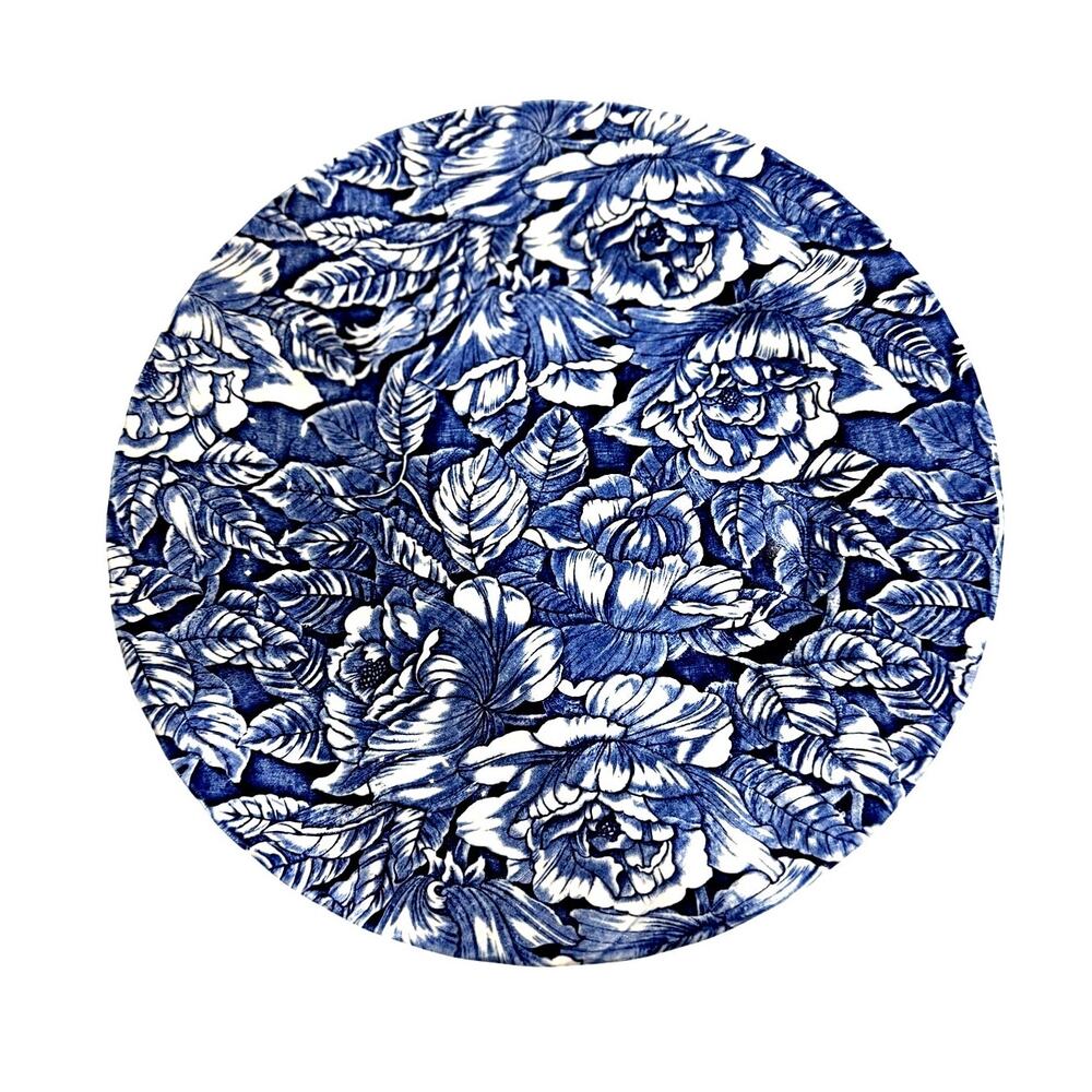 Vintage Churchill Bermuda Blue Dinner Plate 10" Made in Staffordshire England